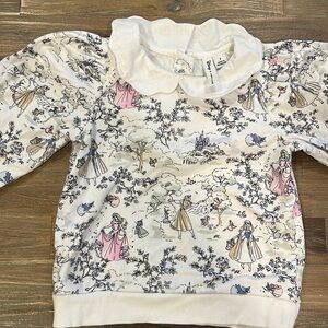 Disney Janie and jack collared sweatshirt 3t